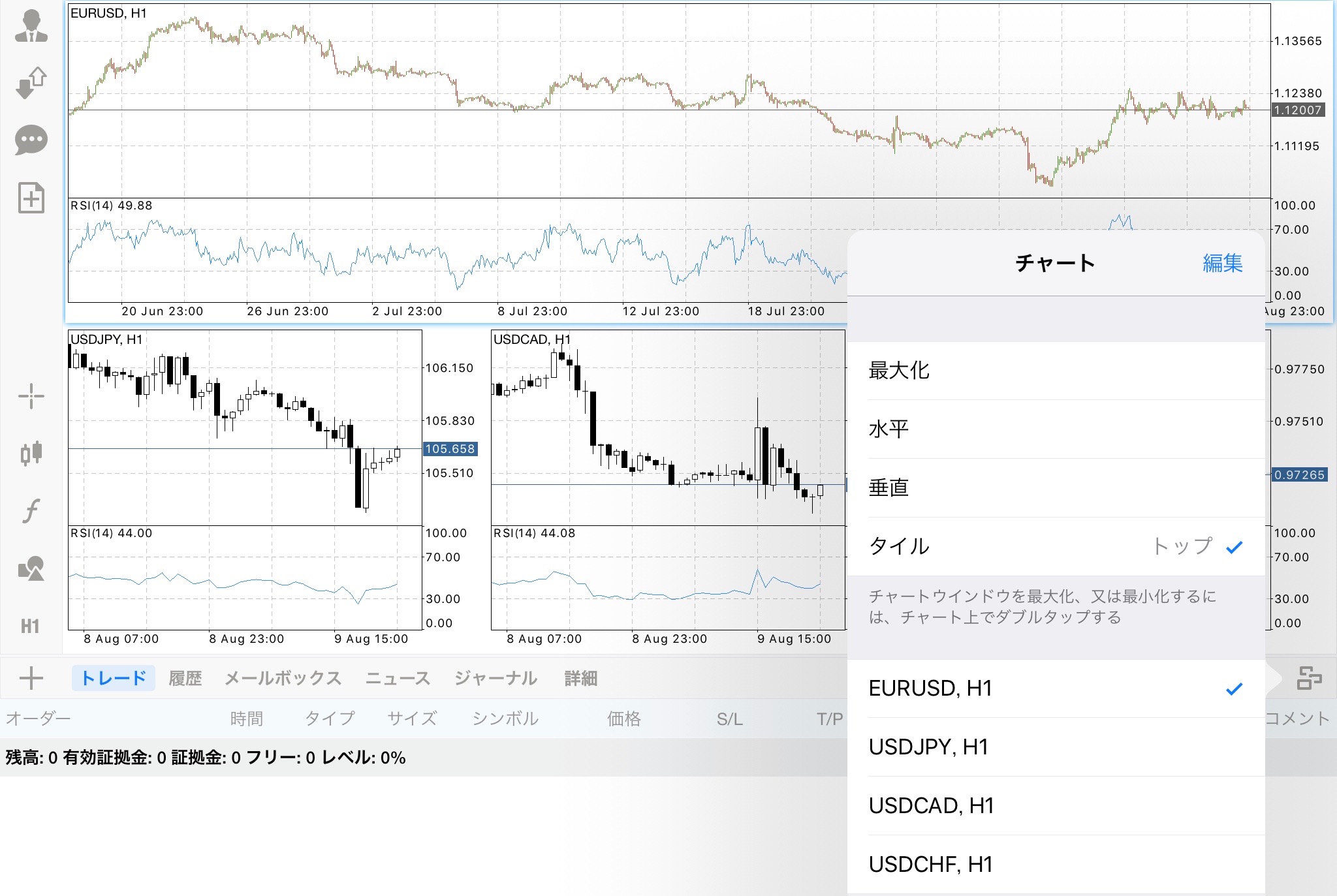 iPhoneとiPad用のMT4アプリの使い方と便利な機能を紹介｜ヨネダメガネ 