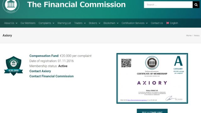 Axiory The Financial Commission